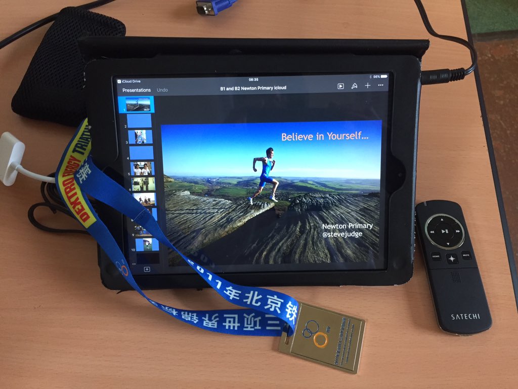 SteveJudge's tweet image. Ready to 'Rock n Roll' at Newton Primary School to inspire and motivate the students. BELIEVE... @DerbysSport @nedDC @2DASH_Club