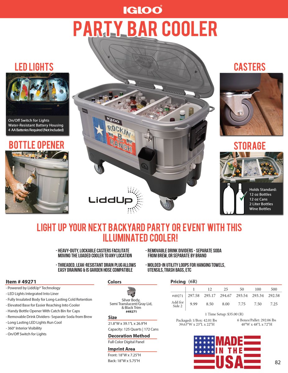 igloo light up cooler