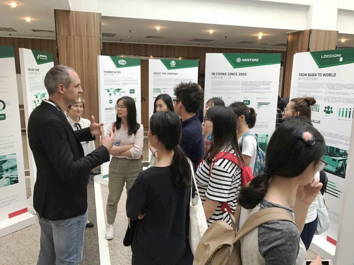 ItalyinShanghai's tweet photo. #Yitech Italian Tech Exhibition Tour 2nd leg at Nanjing Normal University. Thanks #AAIIC @DAndreaCarloD Prof.Canova Prof.Manai @ITAShanghai https://t.co/oXppUQfPpA