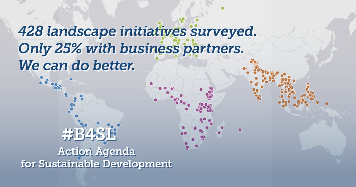 IUCNNL's tweet photo. New report: business participation in landscape partnerships
must increase to achieve #SDGs: https://t.co/j8ZoMQ5VX5 #B4SL https://t.co/rsOU7angwI