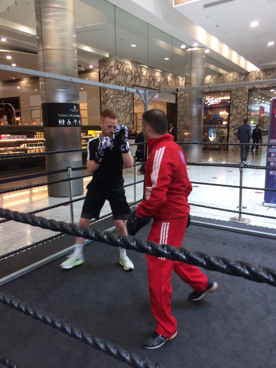 BLionhearts's tweet photo. Come on down to meet @Brit_Lionhearts at 1:30pm at @yourcanarywharf @WSB_Boxing ticket giveaway @England_Boxing @mikehunter1965 https://t.co/m5qWC23KvN
