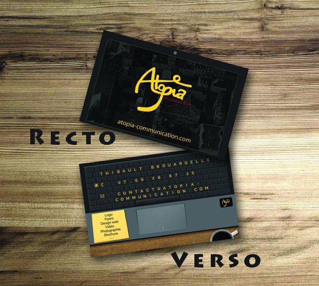 Atopia_Com's tweet photo. Nos nouvelles cartes de visites sont à l'impression !
Et les vôtres, elles sont comment ?
N'hésitez pas, contactez nous ! https://t.co/mHcGTJHO6O