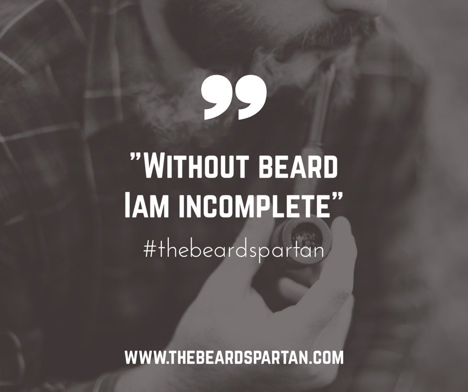 thebeardspartan's tweet photo. "Without Beard I'am Incomplete"
#thebeardspartan 
Visit https://t.co/SnWHj3abfO https://t.co/iAtJ9V0PFY