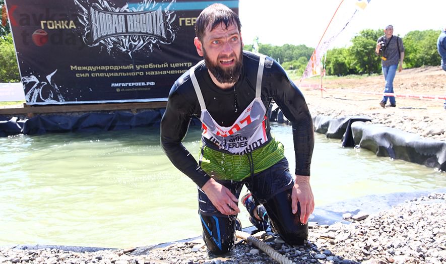 RTChemcomposite's tweet image. Cотрудник @RTChemcomposite Евгений Галенин принял участие в спортивных соревнованиях «Гонка Героев. Новая высота» в Гудермесе