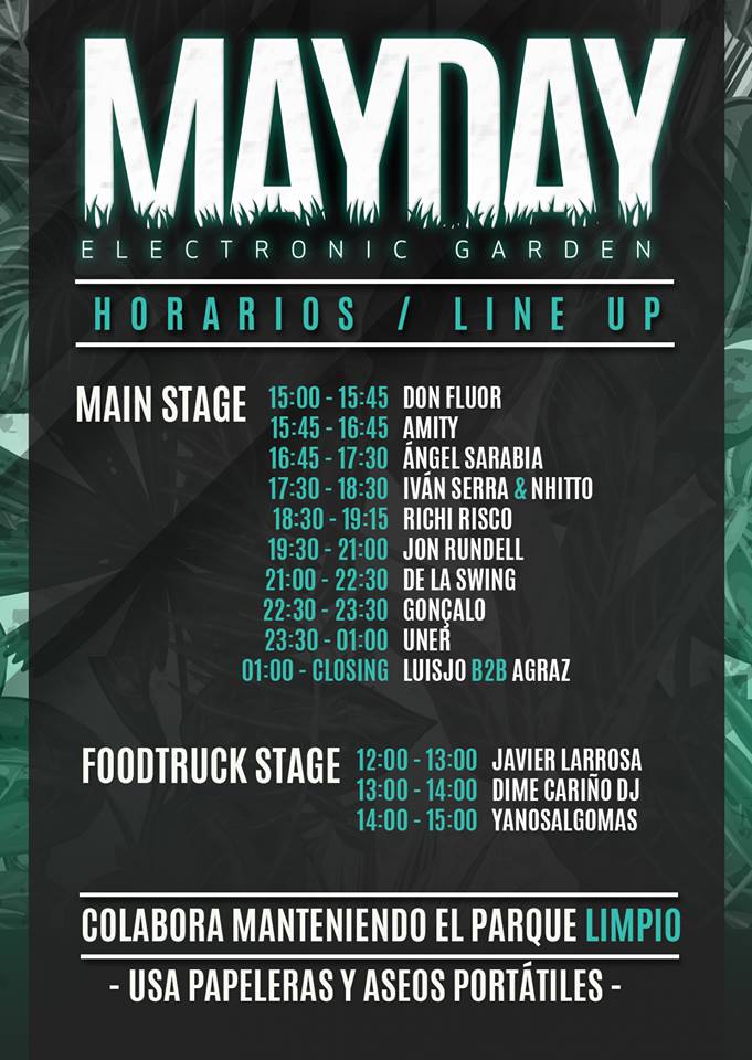 DimeCariDJ's tweet photo. @MAYDAY_EG  ¡Tenemos un festivalazo mañana! ¡Llega el @MAYDAY_EG!  Y tengo el placer de pinchar a las 14h en la zona Foodtrucks ¿Te vienes? https://t.co/4lCN1XdbD5