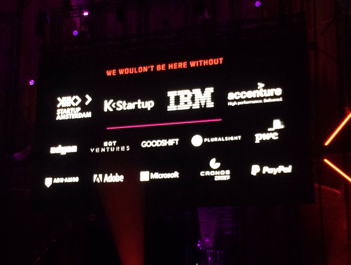 Thx <a href="/CronosGroep/">De Cronos Groep</a> for making it happen <a href="/TheNextWeb/">TNW</a> #tnw2017