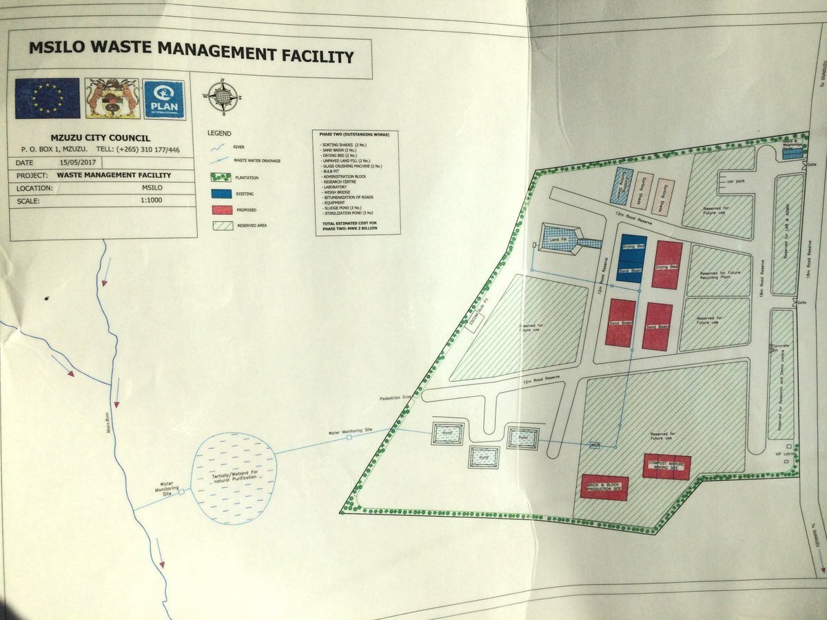 EUinMalawi's tweet photo. The new waste management facility will serve 144,000 people &amp; will enable closing of uncontrolled landfill sites in Mzuzu. #KeepMalawiClean https://t.co/KEGPfGd1Ql