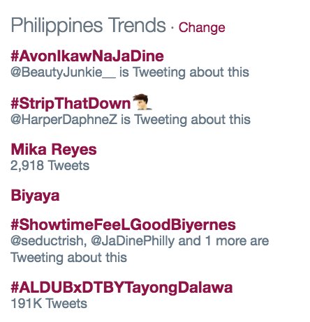 Top spot. Noiceeeeee. #AvonIkawNaJaDine