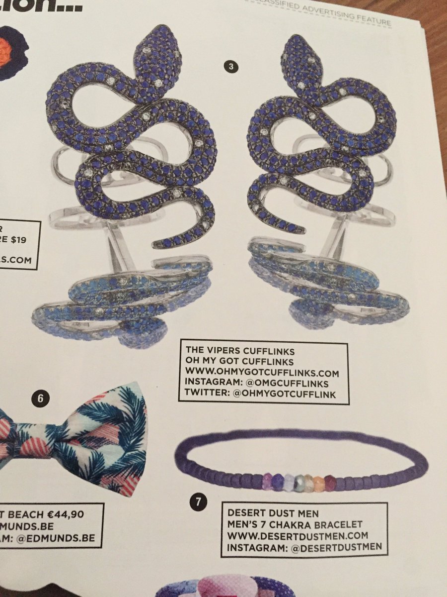 ohmygotcufflink's tweet image. Have you seen the latest issue of the @BritishGQ? Please check p. 257 #FashionCollection #Vipers! #Luxurycufflinks #FridayFeeling