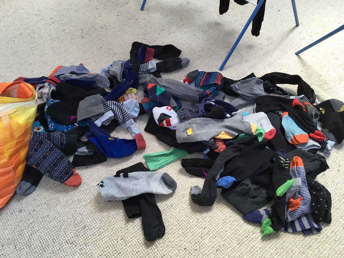 carltrev's tweet photo. Huge sock pairing session this morning #sockfriday https://t.co/NNBqkbB5AZ