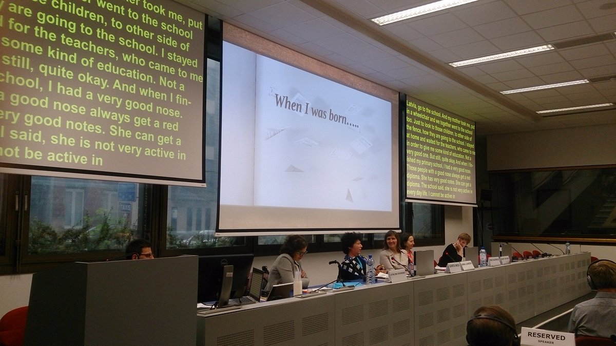 European Disability Forum (@myedf) on Twitter photo 'If i can't go anywhere is not due to my #disability but due to lack of accessibility' <a href="/MyEDF/">European Disability Forum</a> @guntaanca #WorkForum #CRPD #AccessibilityAct 'If i can't go anywhere is not due to my #disability but due to lack of accessibility' <a href="/MyEDF/">European Disability Forum</a> @guntaanca #WorkForum #CRPD #AccessibilityAct