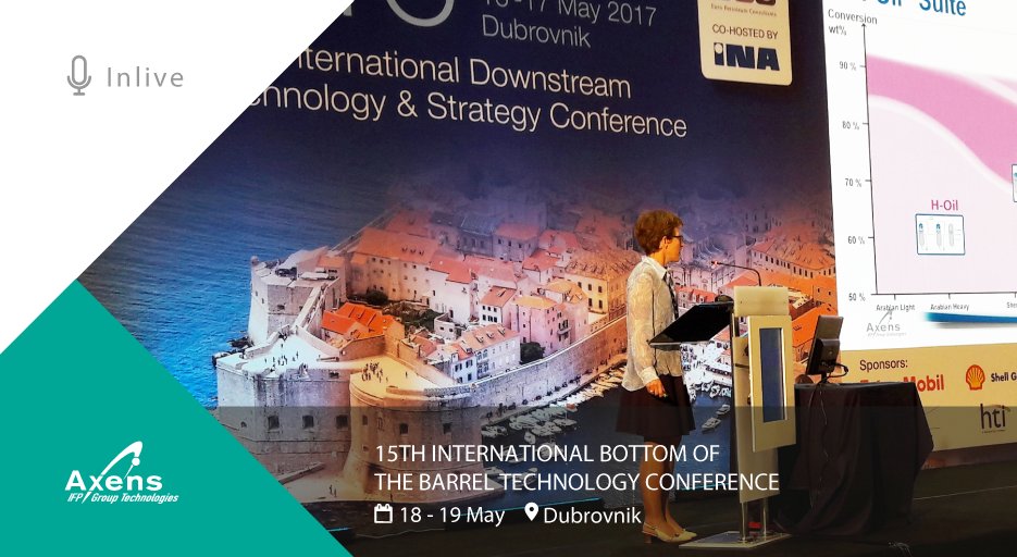 AxensGroup's tweet photo. Our expert Jacinthe Frécon explaining 📊 how to address market requirements with Axens H-Oil Suite at @EuroPetro #BBTC17 in Dubrovnik 🇭🇷 https://t.co/H3yURnmycy
