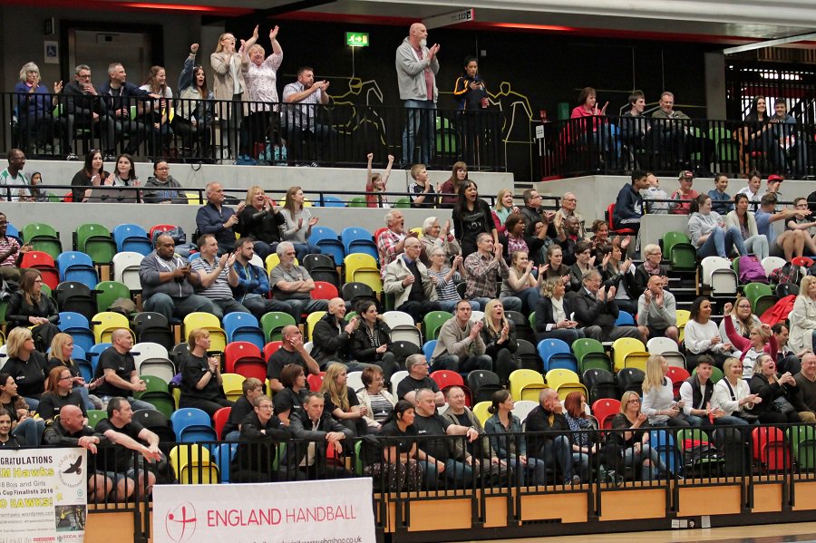 englandhandball's tweet photo. The @englandhandball National Cup finals on 21 May will be live streamed from the Copper Box Arena via this link https://t.co/iSzy43iOeK https://t.co/0EhA1kVzuw
