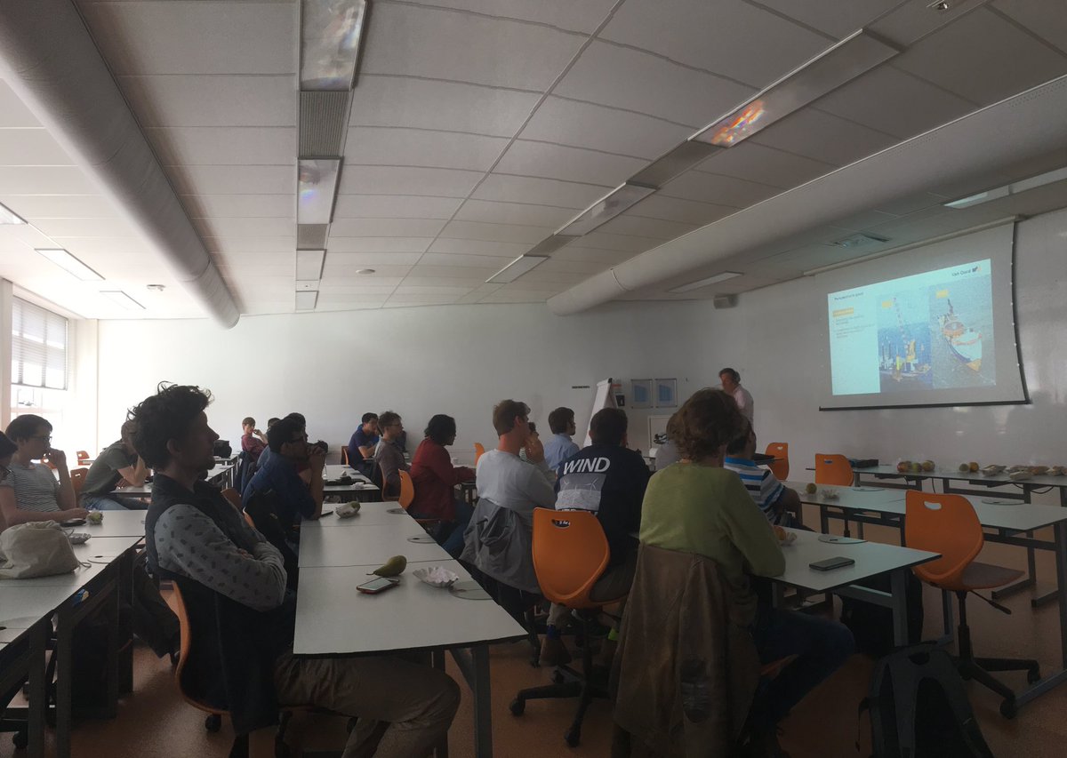 ASE_Aeolus's tweet photo. #tb🔙 to Van Oord Lunch lecture about the challenges the offshore industry must face in the following years. #wind #energy #VanOord https://t.co/I1UjH0As4V