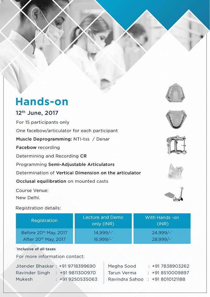 Upcoming FMR Course in Delhi. Call: +91 9833400660 for registrations. #dental #Dentist #dentalhealth #dentalevent