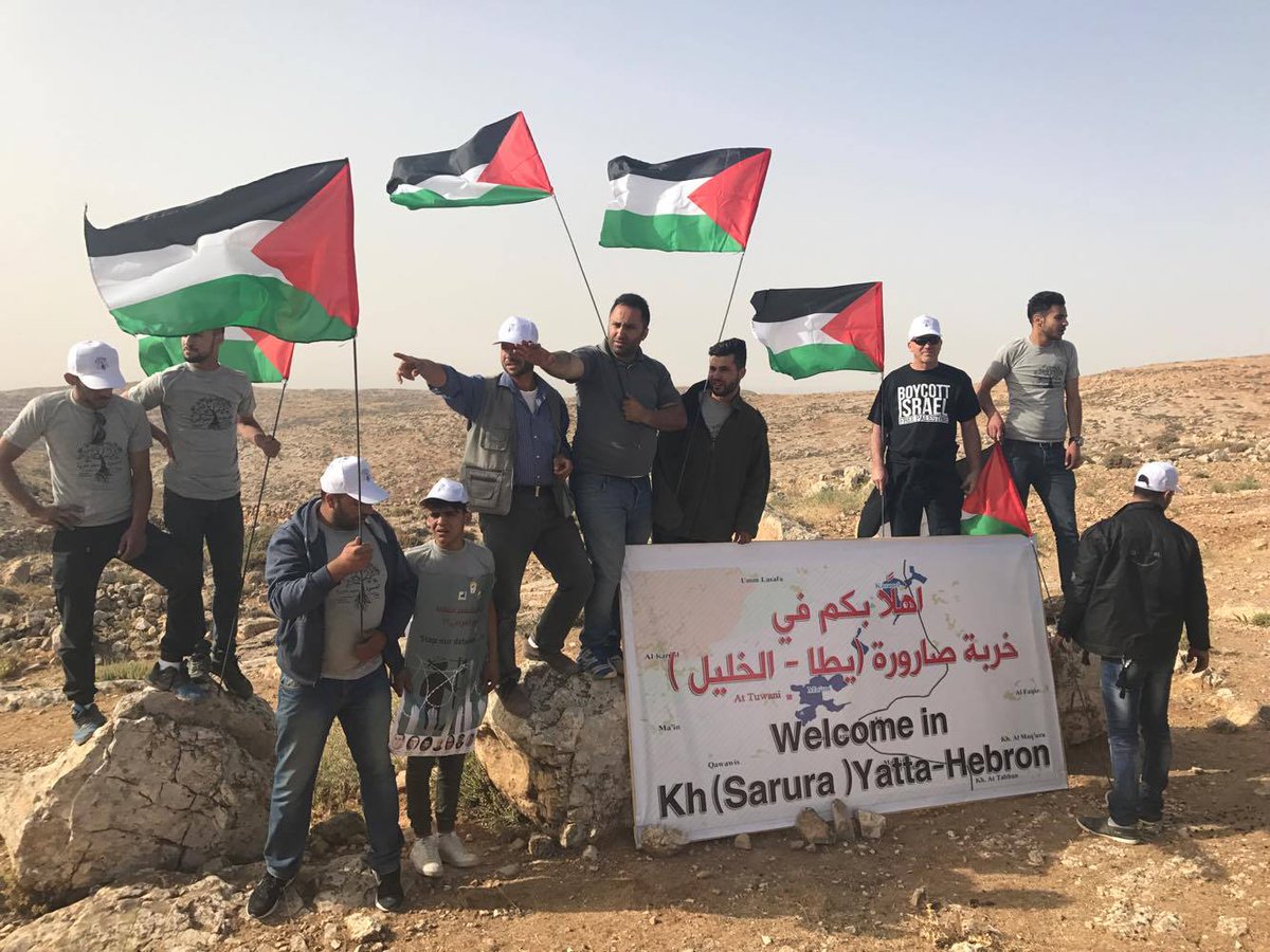 YASHebron's tweet photo. Rebuilding the displaced village of Sarura in southern Hebron to defy Israel's land-taking policies. We stay. We resist. #PalestinianSumud https://t.co/FAfg5jXkSa
