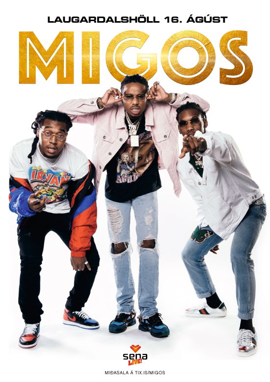 Migos eru á leiðinni til landsins í ágúst! 🔥 Gleðilegan föstudag. sena.is/migos