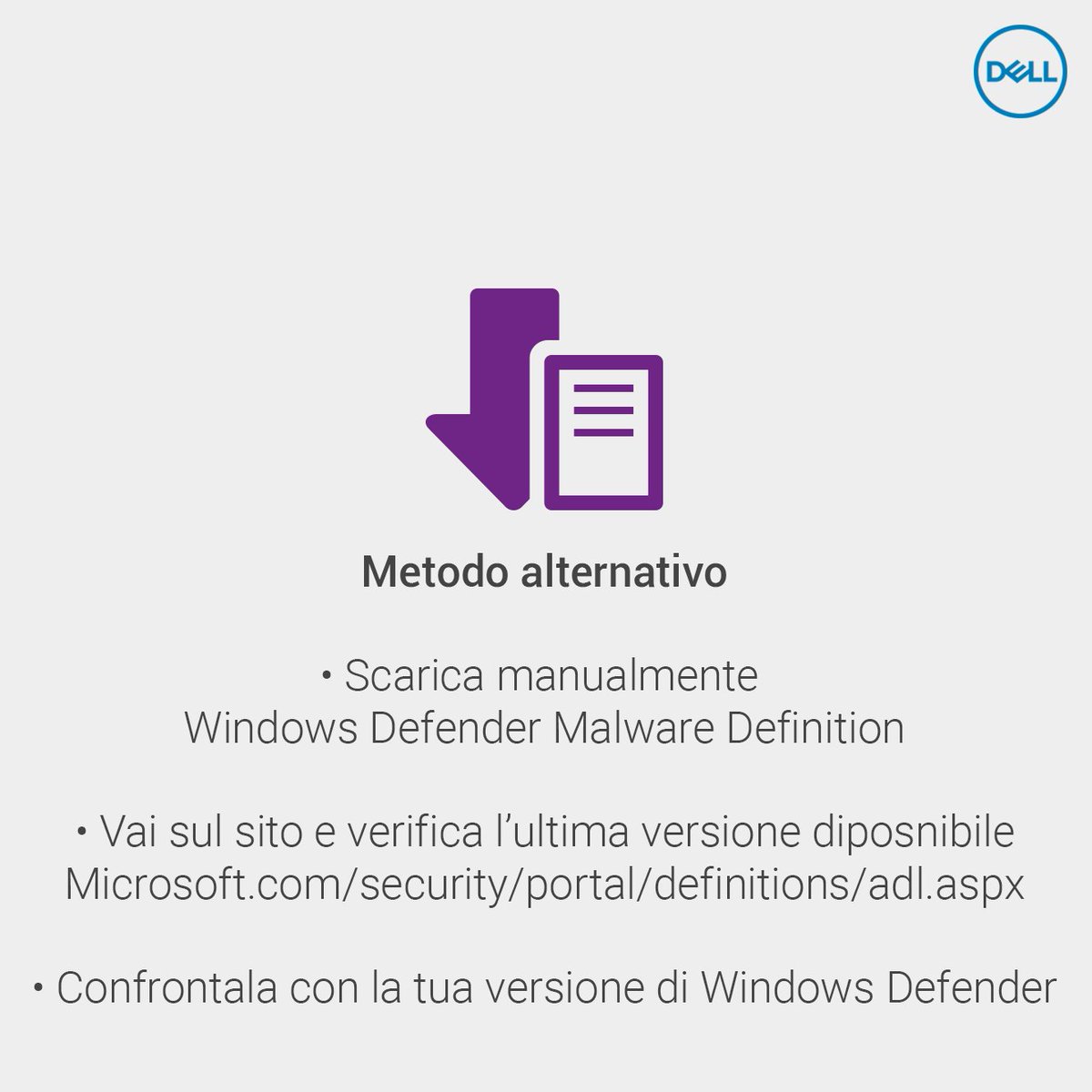 DellAiuta's tweet image. Se avete avuto messaggio di errore di #WindowsDefender durante l&apos;update di #WindowsCreator seguite queste soluzioni dell.to/2qAe3kV