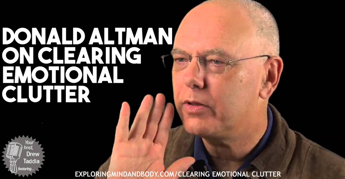 TrueFormLife's tweet photo. Clearing #Emotional #Clutter on Exploring Mind and Body with Donald Altman #emotionalclutter #healing #author https://t.co/RfdVXSgrs5 https://t.co/9xacZRBKN8