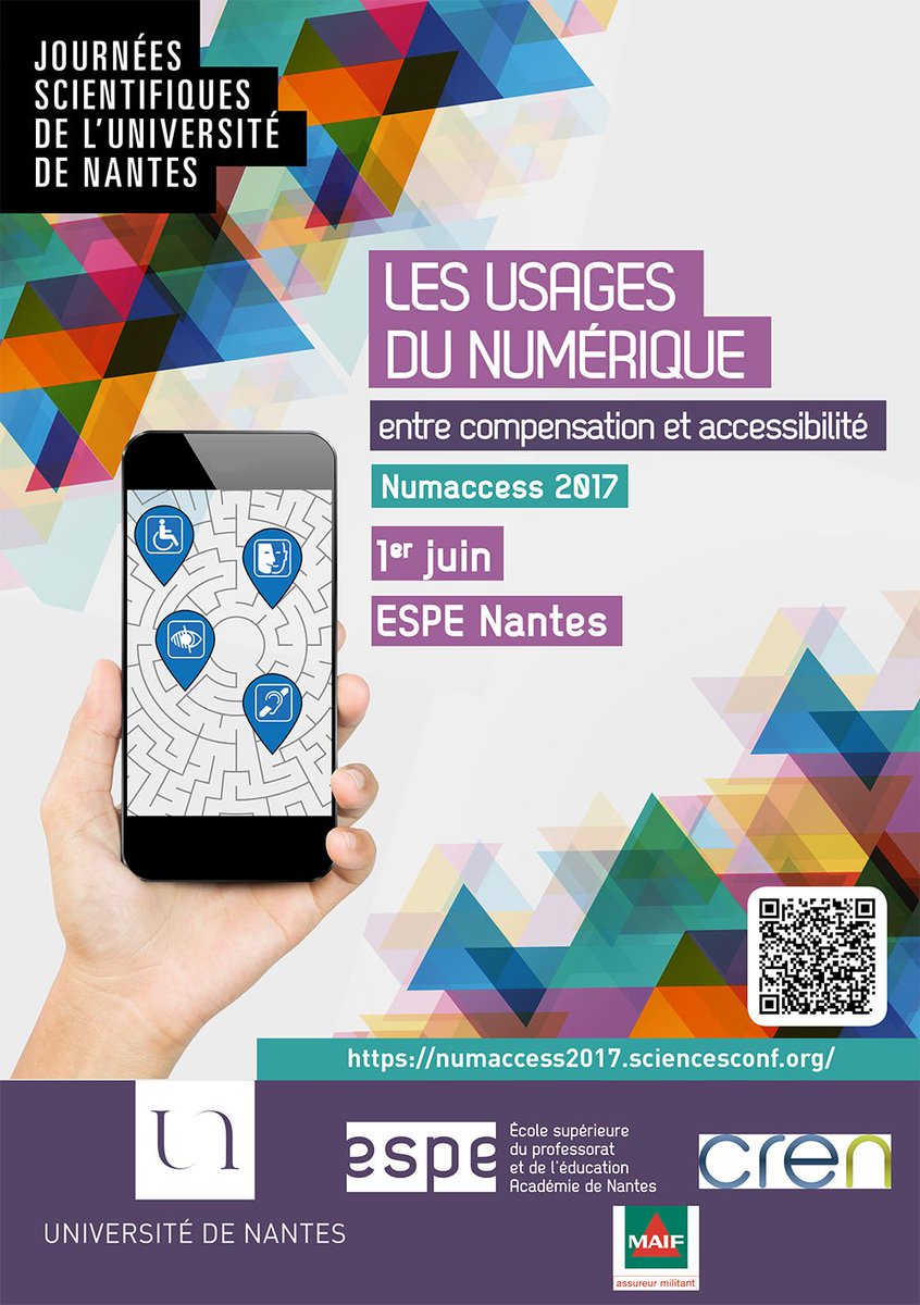 InspeNantes's tweet photo. Derniers jours pour s'inscrire et participer au colloque #Numaccess le 1er juin >> https://t.co/afTtn8Ex5H #numerique #handicap https://t.co/khnECK3bWX
