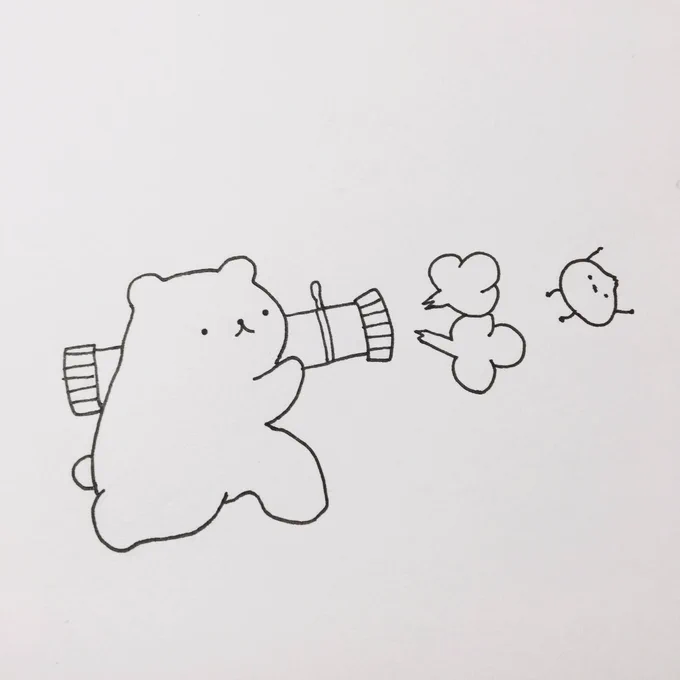 ロケットランチャーくまwith 肉まん 