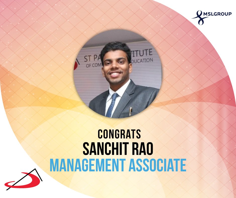 stpaulsice's tweet photo. Congratulations @thisissanchit on getting a Job at @msl_group.We wish you all the best #SpiceSuccessStories #AdvertisingBatch #MediaSchool https://t.co/UQoVtgLawz