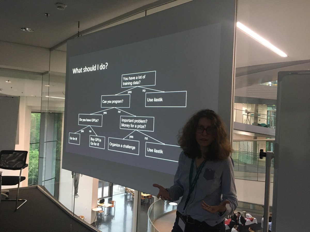 cmci_'s tweet photo. Anna Kreshuk on the latest machine learning techniques and applications in bioimage analysis #EMBLbioimage https://t.co/aBkfr7xLDE