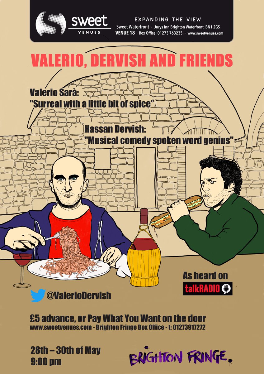 Valerio and Dervish (@valeriodervish) on Twitter photo tickets on sale <a href="/brightonfringe/">Brighton Fringe</a>
here! sw.tickets.red61.com/performances.p…
<a href="/unclesiobhan/">Siobhan Dodd</a> <a href="/viviennekay/">Vivienne Kay</a> @pedronash <a href="/CharmieD/">Charmaine Davies</a> <a href="/elenafedotova/">Elena Fedotova</a> <a href="/SweetVenues/">Sweet Venues @ Dundee Fringe</a> tickets on sale <a href="/brightonfringe/">Brighton Fringe</a>
here! sw.tickets.red61.com/performances.p…
<a href="/unclesiobhan/">Siobhan Dodd</a> <a href="/viviennekay/">Vivienne Kay</a> @pedronash <a href="/CharmieD/">Charmaine Davies</a> <a href="/elenafedotova/">Elena Fedotova</a> <a href="/SweetVenues/">Sweet Venues @ Dundee Fringe</a>
