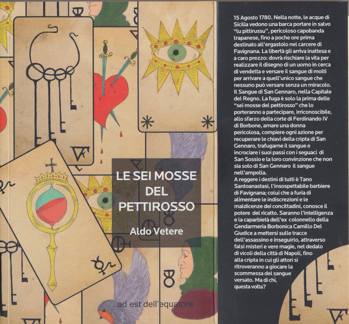 adestdellequato's tweet image. 1780: un galeotto in fuga dal carcere di #Favignana verso Napoli, il sangue di San Gennaro, un colonnello della gendarmeria. #noirborbonico