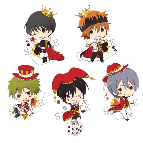 アニプレックスプラス Ar Twitter Sidem High Joker Party Box 予約受付中 セット内容の描き下ろしsd缶バッジ用イラストを公開 High Jokerがトランプにちなんだ衣装で登場 T Co Xoyhltrl8t