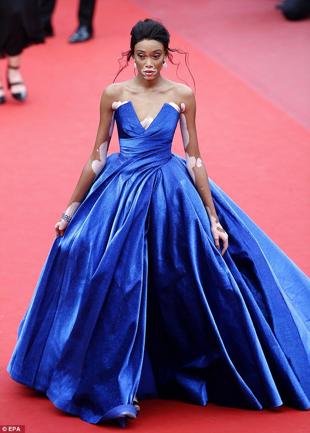 styling_duo's tweet photo. @winnieharlow shining at #Cannes2017 #redcarpet #styled by us!  #radcliffesciamma #stylingduo #zuhairmurad #couture @jimmychoo #mannyuk https://t.co/k4Y1FYc6M6