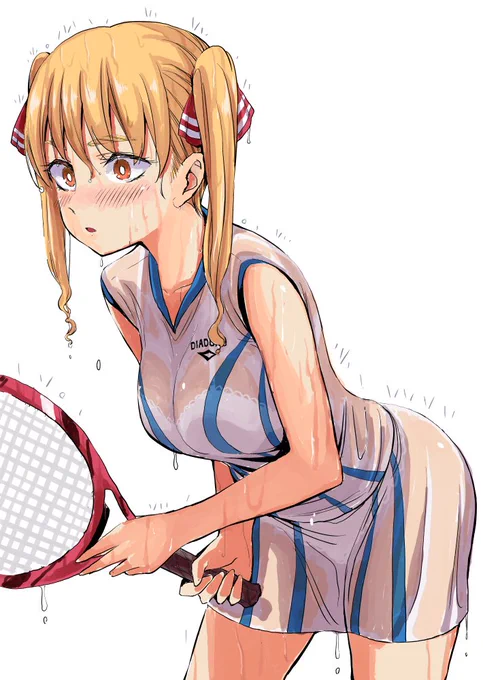 雨の試合の中で今、自分がどういう状態になってるか気付いてしまった君花さん 