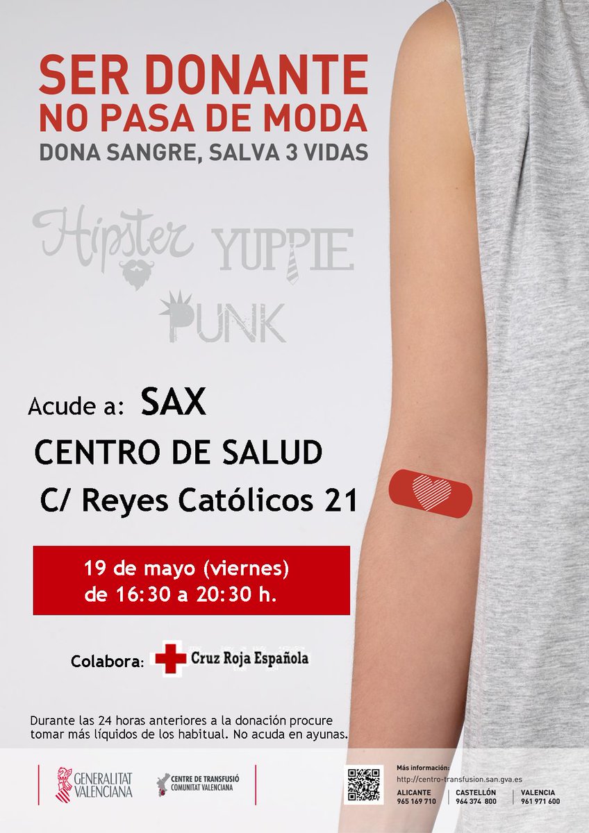 #Sax| #DonaSangre, cuesta poco y ayudas mucho. ¡Gracias!