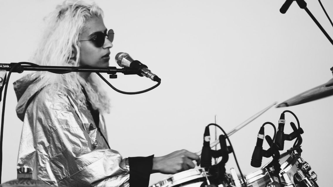 TracyKawalik's tweet photo. Ridiculously talented drummer @MadameGandhi chats @ZachWitness @MIAuniverse &amp; 3D Femininity with Me in @i_D https://t.co/vRJjHl86I3 https://t.co/BS4y45RuBi