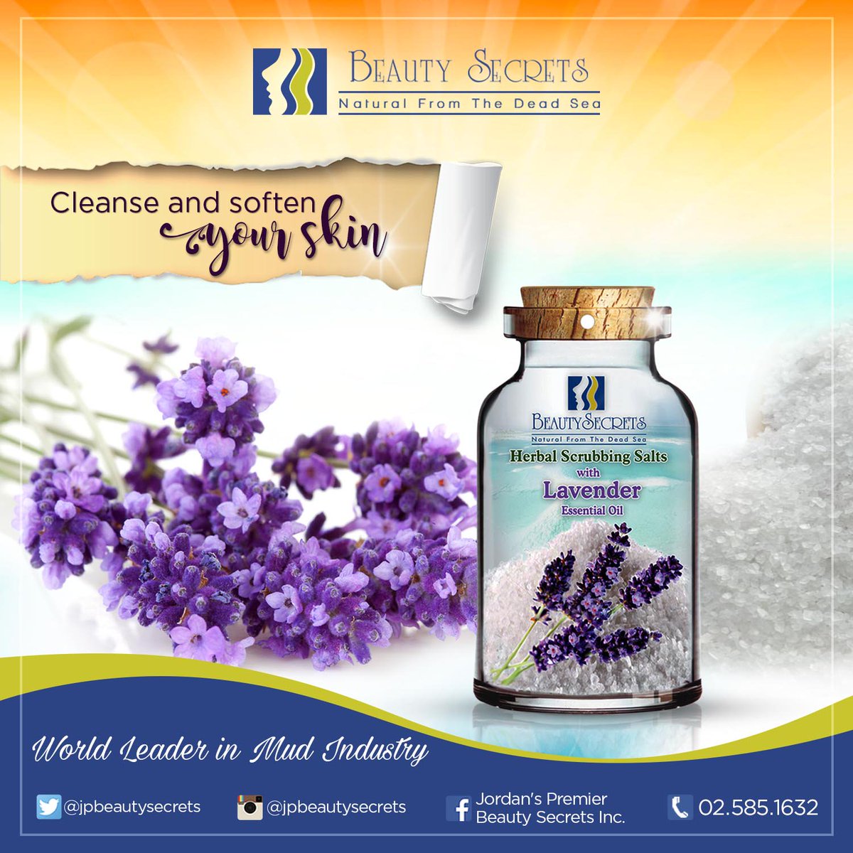 JPBeautySecrets's tweet photo. Beauty Secrets
Herbal Scrubbing Salts with LAVENDER Essential Oil

♥♥♥
#beautysecrets
#biosea
#biospa
#mudway https://t.co/Uu6F2WWhp2