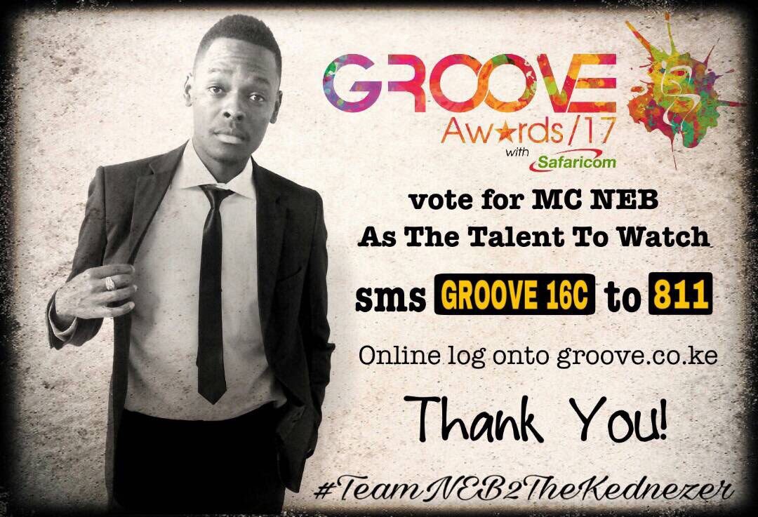 PACUniversityKE's tweet photo. Vote for our very own student, @NebtheMC who's been nominated in this year's Groove Awards. #GrooveWithSafaricom #Groove2017 #GrooveAwards https://t.co/VkecLwVqkh