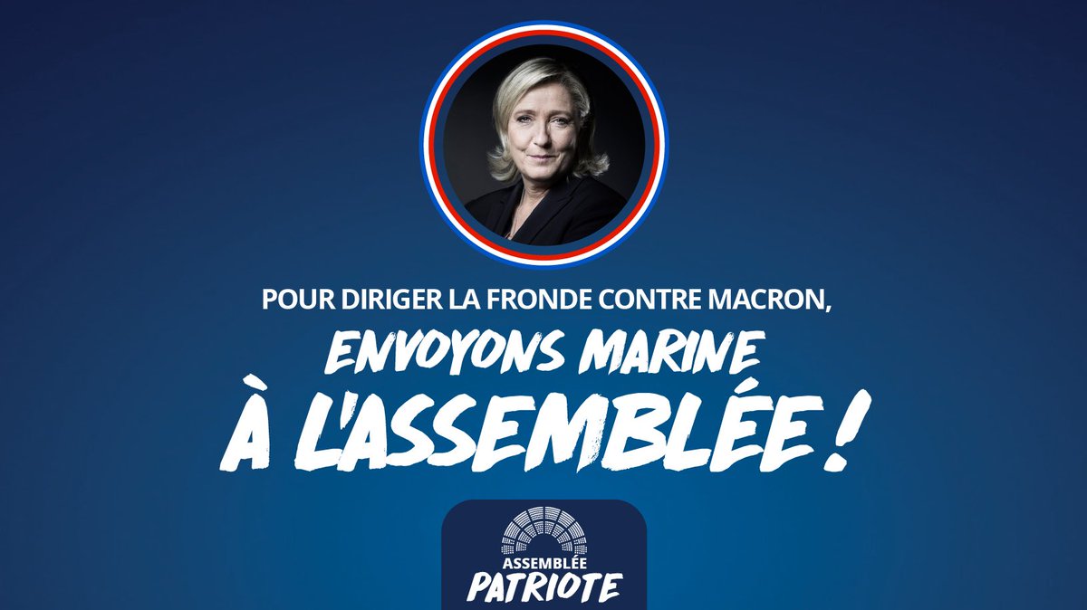 🔴Pour #DefendreLaFrance je choisis  @MLP_officiel à #HéninBeaumont pour les législatives 🇫🇷🇫🇷

#circo6211
#AssembléePatriote