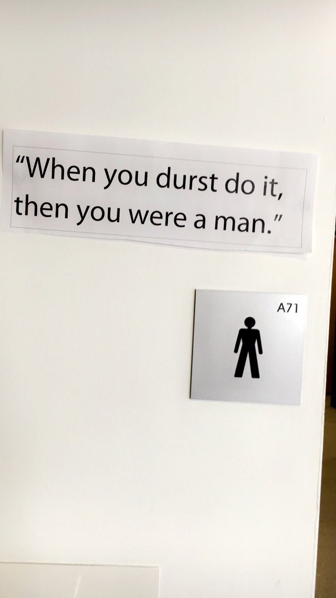 EnglishShotton's tweet photo. Y11, look out for Macbeth &amp; Jekyll quotes around school today to aid your revision! 🕵🏻 #englishlitprep #aqaliterature https://t.co/Dw4BTFyDCj