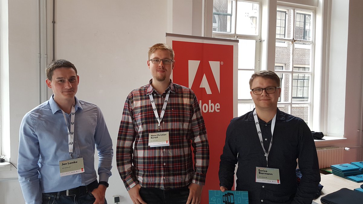 clicksolutions's tweet photo. Allein in Appsterdam? Mit Ember, WebVR & Cordova sind wir bei der PhoneGap-Konferenz fΓΌr Entwickler in bester Gesellschaft. #pgday #pgdayeu https://t.co/Wn9FnQ8VVv