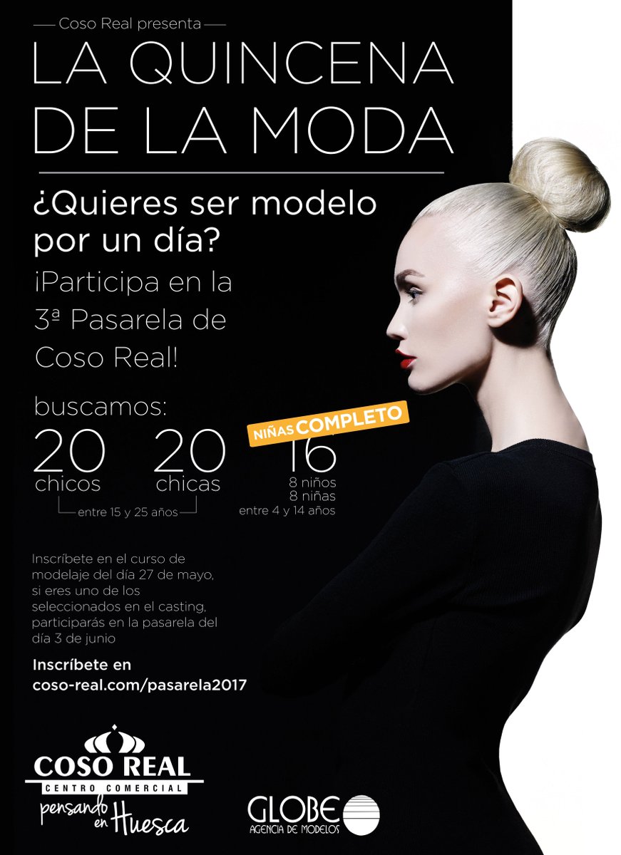cc_cosoreal's tweet photo. ¿Quieres aprender a desfilar de la mano de @agencia_globe? Quedan plazas en la Quincena de la #moda: https://t.co/NvJSqAhrnV #cursomodelo https://t.co/7vumlCFYw1