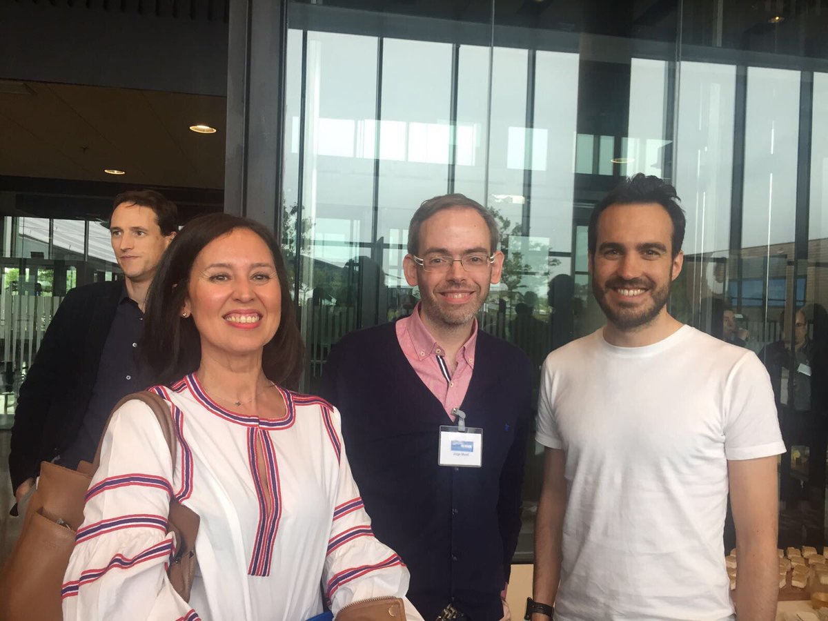 legalcomplex's tweet photo. RT Legalpioneer: Yesterday our 3 Legalpioneer founders met 🤝at #CLTech17 Nuria Méler Jorge Morell Ramos Jimmy Vestb… https://t.co/gfYGonivYP