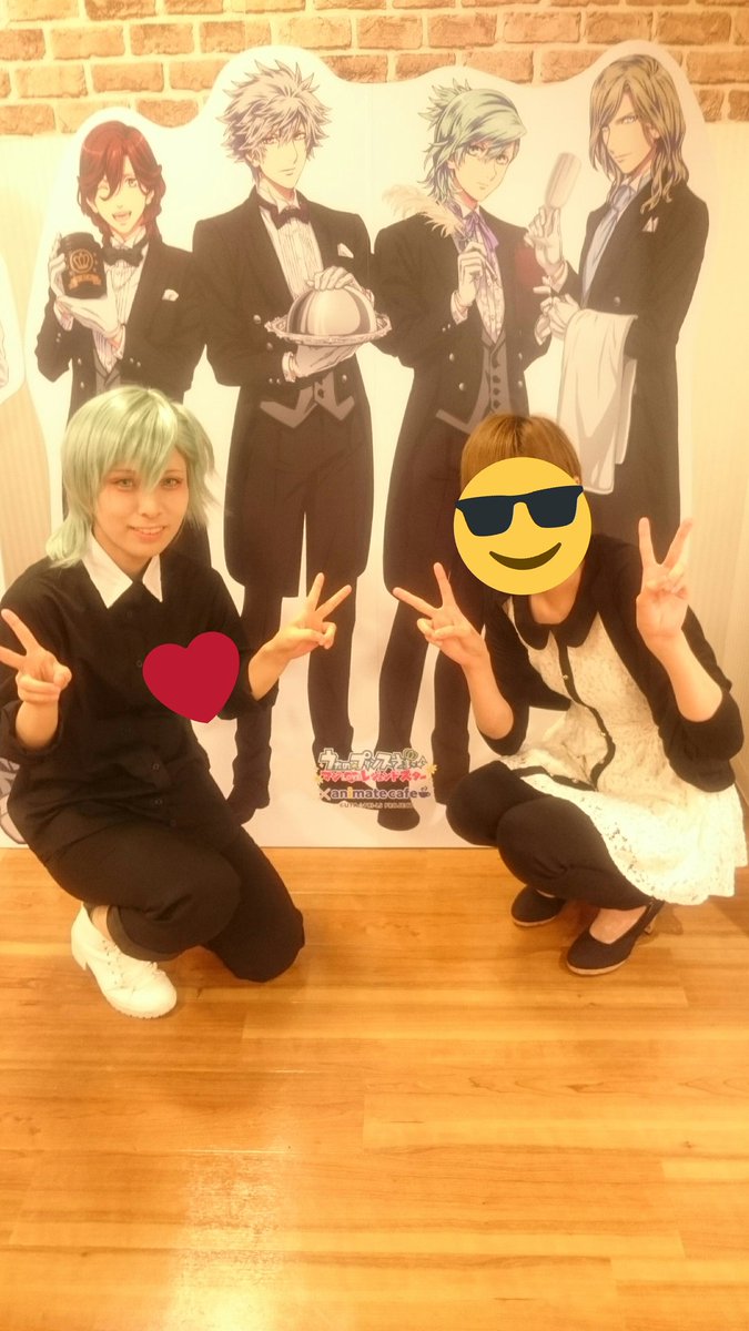 秋桜 さくら カフェ入った瞬間 お 藍ちゃん居る って思ってたの そしたら店員さんが私の事覚えてくれてて嬉しかった tdt アニメイトで買い物してるときも遭遇して いっぱい話せた 素敵な藍ちゃんありがとうございました