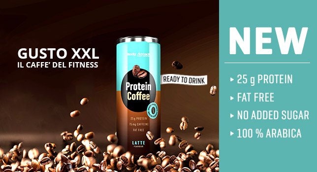 Aelastore's tweet photo. New entry "Protein Coffee": A base di proteine del siero del latte ed estratto di caffè 100% Arabica. Ben 25 gra.. https://t.co/7Mhw74AIWb https://t.co/2ijL5DKQtC
