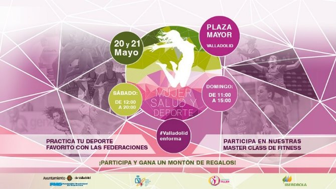 deportexsalud's tweet photo. ¡¡Anímate a ponerte en forma este finde en Valladolid!! #Valladolidenforma https://t.co/JGHKwY7Vve