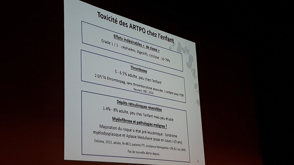 Filiere_MaRIH's tweet photo. Utilisation des agonistes du récepteur de la thrombopoïétine dans le PTI de l'enfant, M. Pasquet #CEREVANCE #SFP2017 https://t.co/W1cZvS2aJW