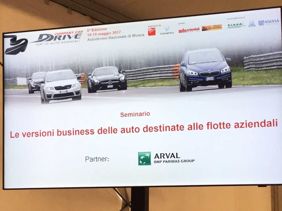 CompanyCarDrive's tweet image. Partiamo con il secondo #seminario della giornata
#CompanyCarDrive