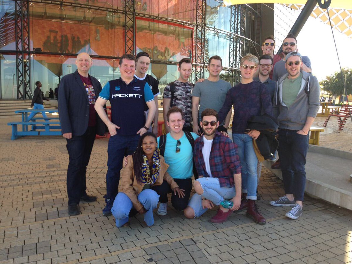 TenorsWorldTour's tweet photo. We went to Soweto yesterday &amp; visited @sowetotheatres -what an incredible place, thanks for having us! @joburgtheatre #tenorsSA #Theatre🇿🇦��🏼 https://t.co/U52yp0vBfg