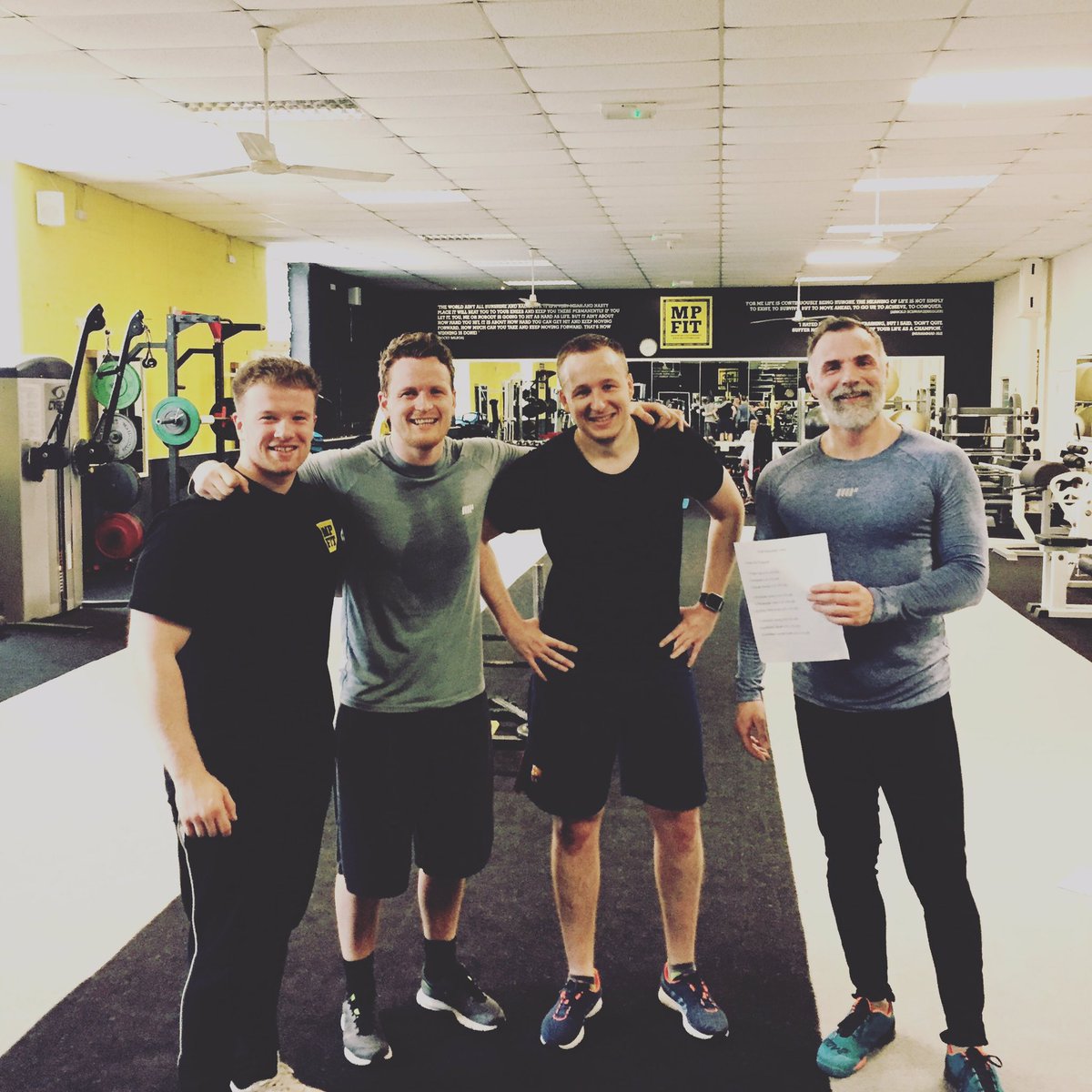 CHF_PT's tweet photo. Put these 3 through another brutal workout this morning, well done lads good work!๐ช๐๏ธโโ๏ธ
#connorhallfitness #mpfit #gym #personaltrainer https://t.co/9hyZkUhlwx