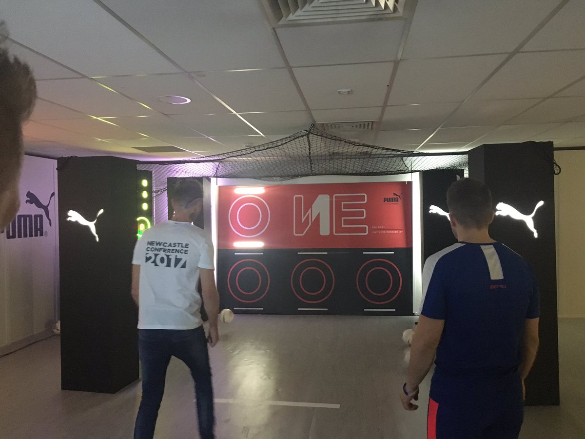 TheWallJammer's tweet photo. Brilliant, fun filled day working with @PUMA @SportsDirectUK conference. #WallJAM #Puma #experiential https://t.co/QodWr1XApz