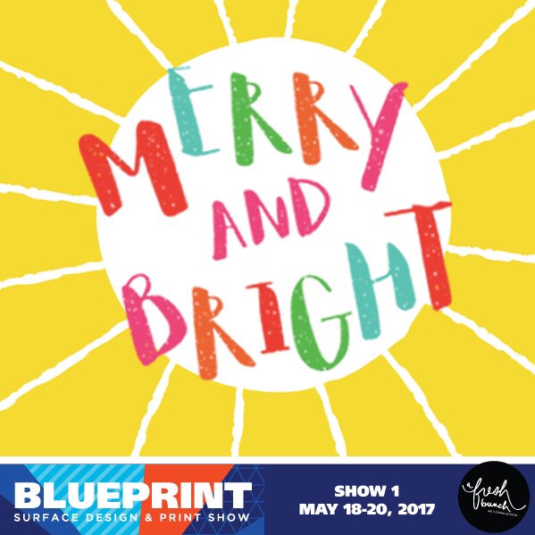luckidney's tweet photo. Bringing Merry & Bright to a grey London day! #artlicensing #handlettering #afreshbunch #lucindakidneyillustration https://t.co/hCoi2NpBob